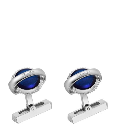 cartier mens cufflinks|cartier ballon bleu cufflinks.